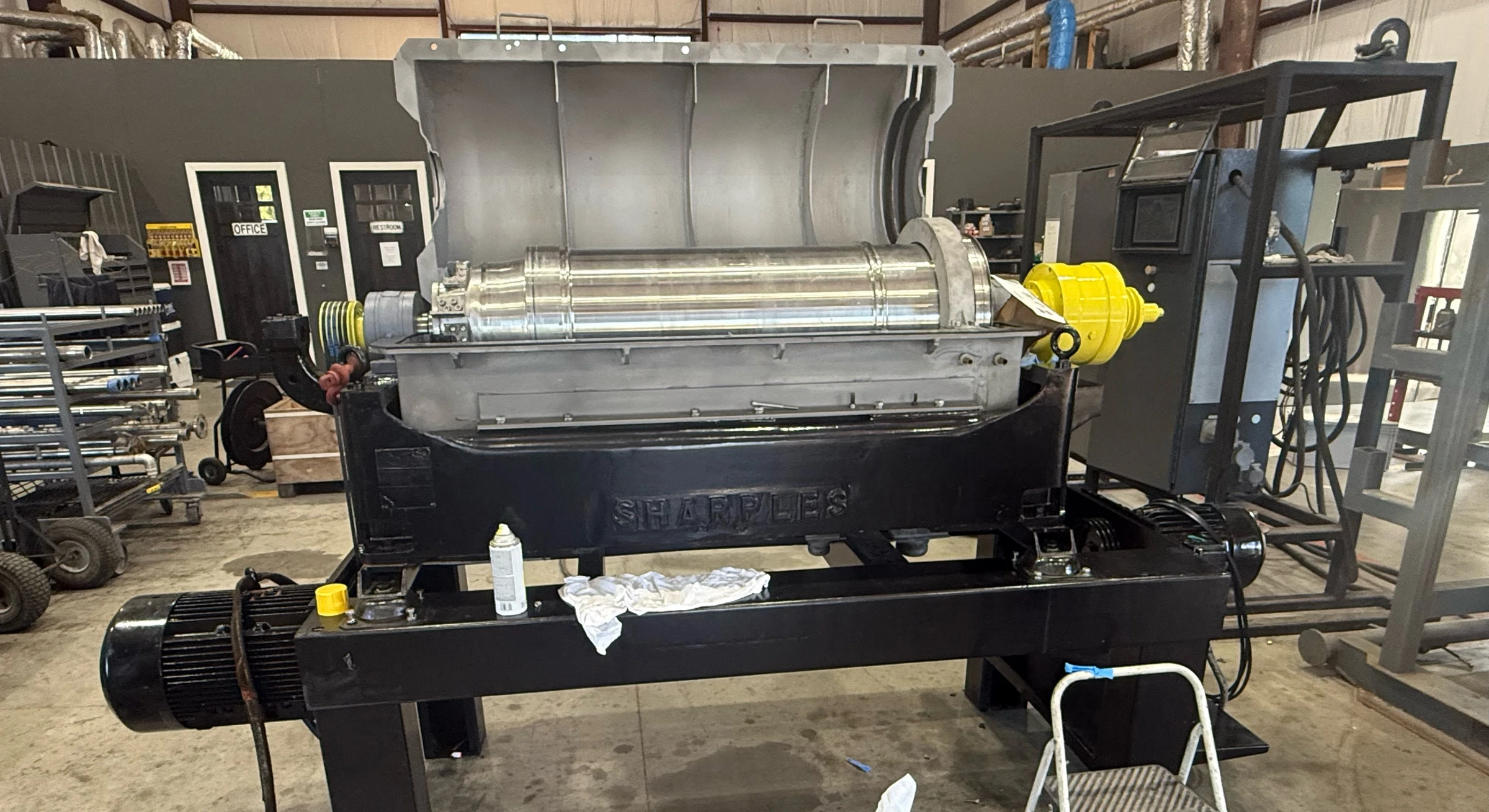 The same model Sharples decanter centrifuge fully refurbished by Sully Enterprises